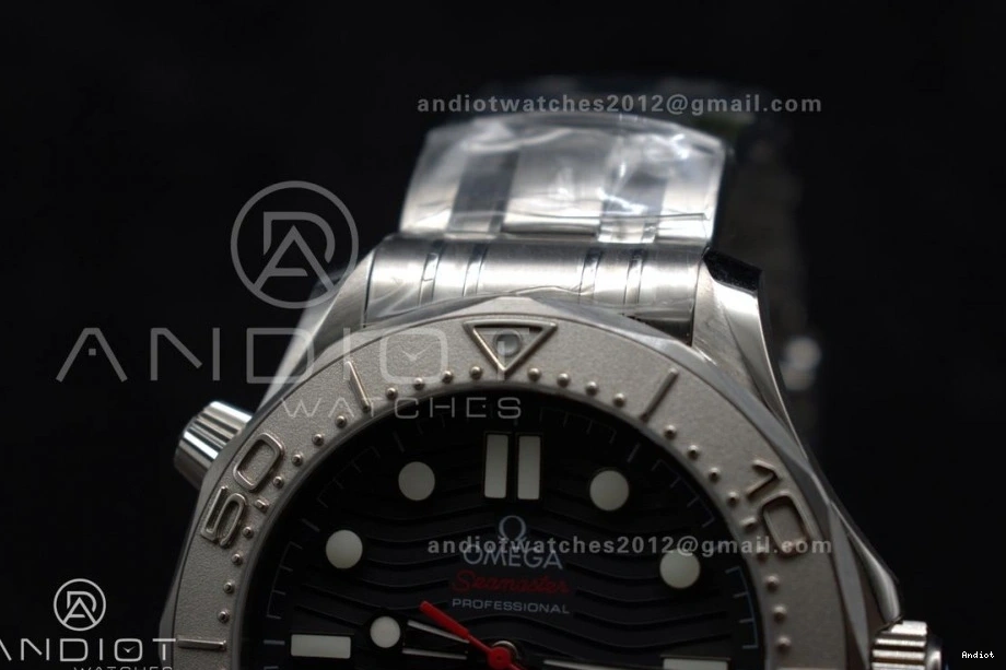 Best Nekton Bracelet Black VSF 300M A8806 Edition Seamaster SS 1:1 Diver Dial on 1231